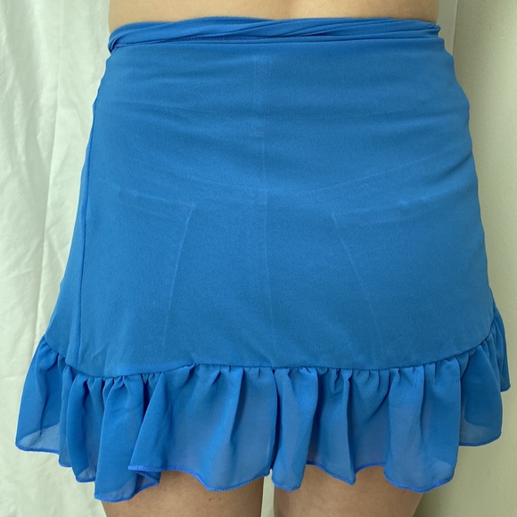 SHEIN Women’s chiffon ruffle cover up skirt.Size S.Halloween:Atlantis-Kida - Picture 4 of 6